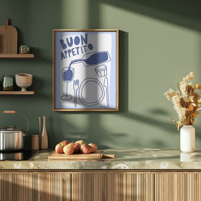 Buon Appetito Poster - Corkframes.com