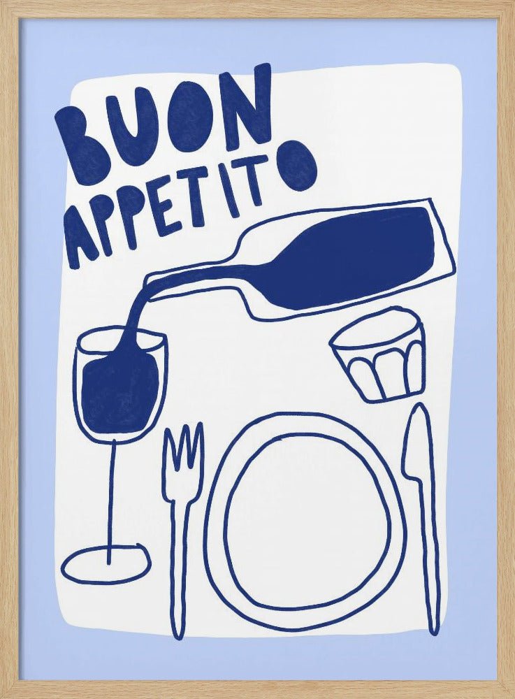 Buon Appetito Poster - Corkframes.com