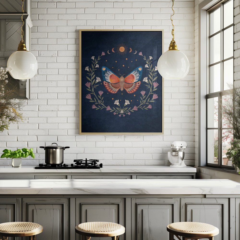 Butterfly 1 By Bohonewart Poster - Corkframes.com