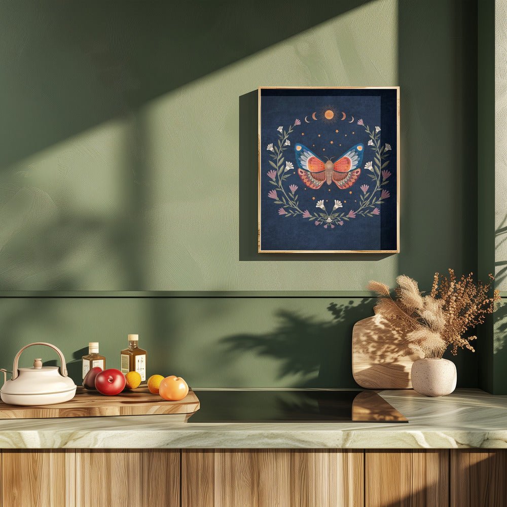 Butterfly 1 By Bohonewart Poster - Corkframes.com