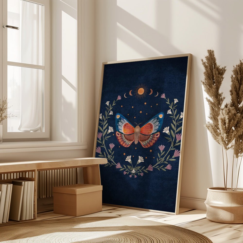 Butterfly 1 By Bohonewart Poster - Corkframes.com