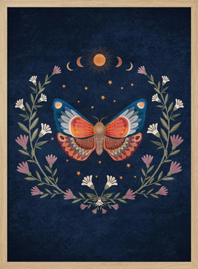 Butterfly 1 By Bohonewart Poster - Corkframes.com