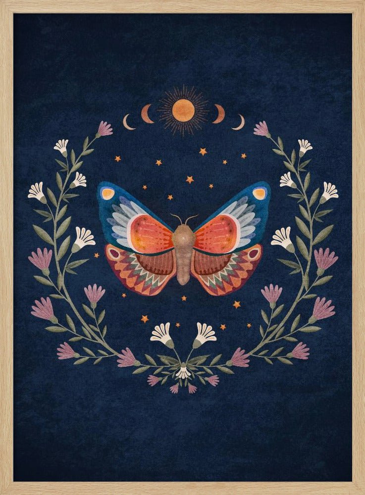 Butterfly 1 By Bohonewart Poster - Corkframes.com