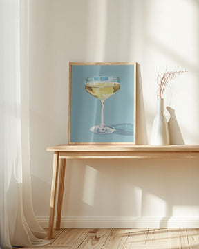 Champagne - Jolly and Dash Poster - Corkframes.com