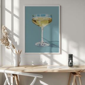 Champagne - Jolly and Dash Poster - Corkframes.com