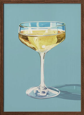 Champagne - Jolly and Dash Poster - Corkframes.com