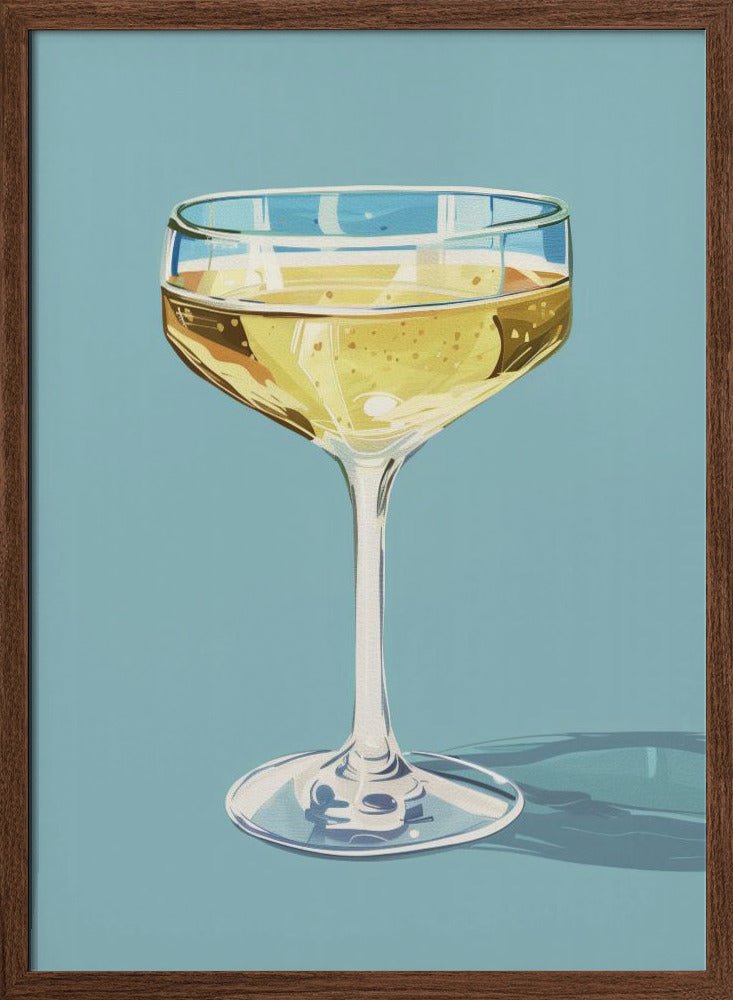 Champagne - Jolly and Dash Poster - Corkframes.com