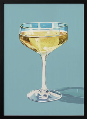 Champagne - Jolly and Dash Poster - Corkframes.com