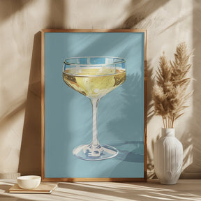 Champagne - Jolly and Dash Poster - Corkframes.com