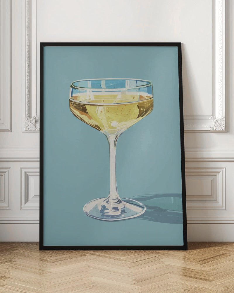 Champagne - Jolly and Dash Poster - Corkframes.com