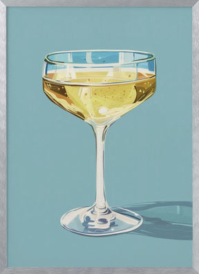 Champagne - Jolly and Dash Poster - Corkframes.com