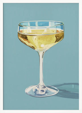 Champagne - Jolly and Dash Poster - Corkframes.com