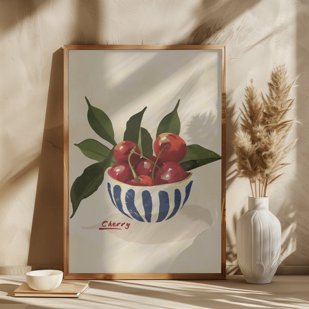 Cherry Bowl Poster - Corkframes.com