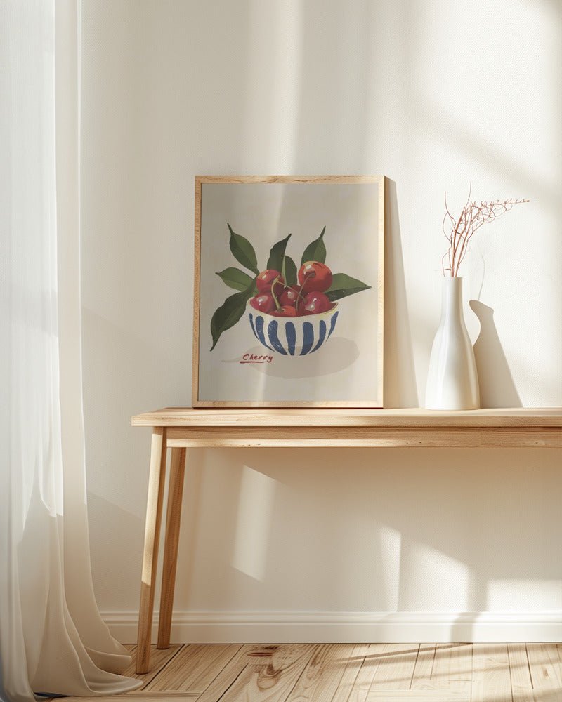 Cherry Bowl Poster - Corkframes.com