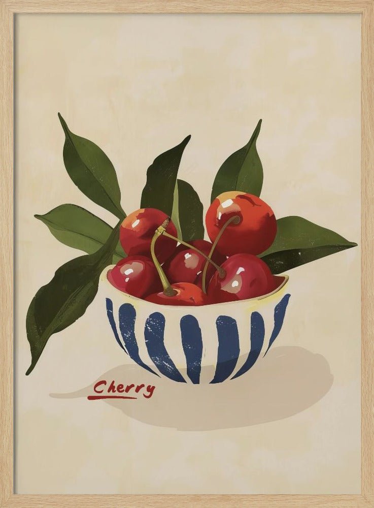 Cherry Bowl Poster - Corkframes.com