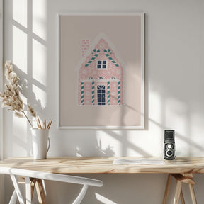 Christmas Gingerbread House Poster - Corkframes.com