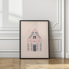 Christmas Gingerbread House Poster - Corkframes.com