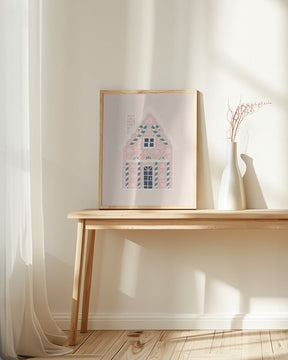 Christmas Gingerbread House Poster - Corkframes.com