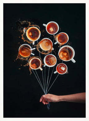 Coffee Balloons Poster - Corkframes.com