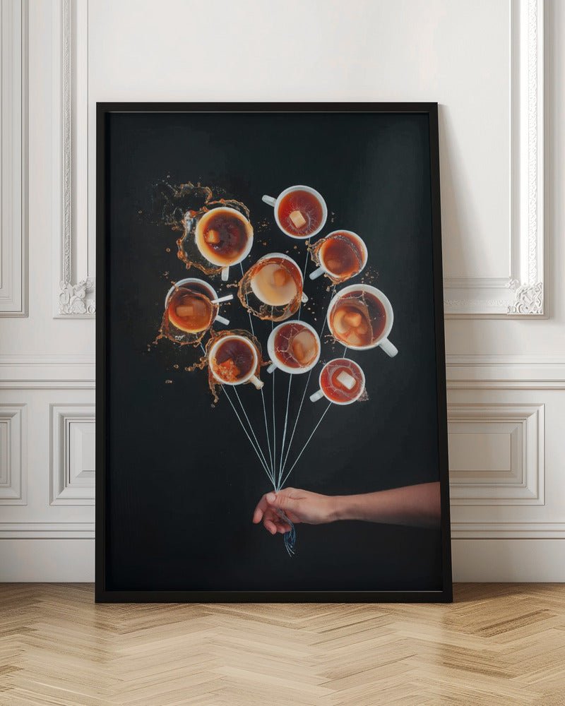 Coffee Balloons Poster - Corkframes.com