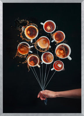 Coffee Balloons Poster - Corkframes.com