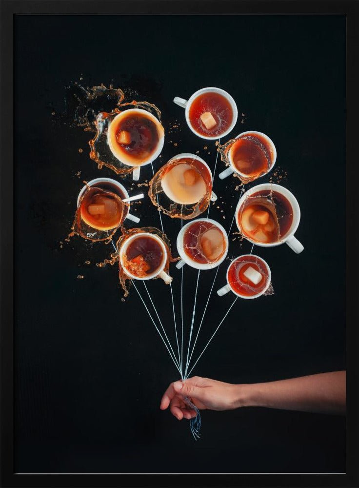 Coffee Balloons Poster - Corkframes.com