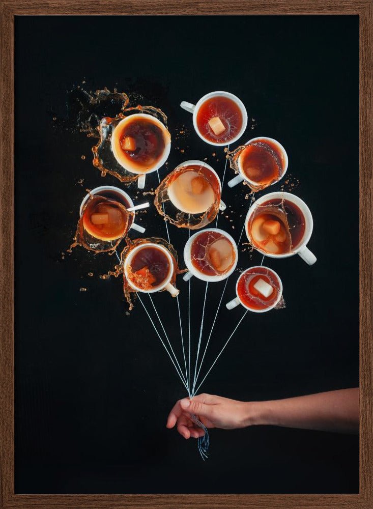 Coffee Balloons Poster - Corkframes.com