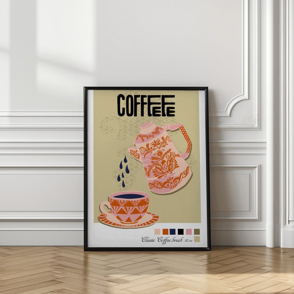 Coffee Break Poster - Corkframes.com