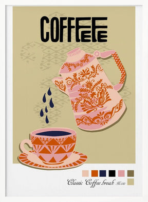 Coffee Break Poster - Corkframes.com