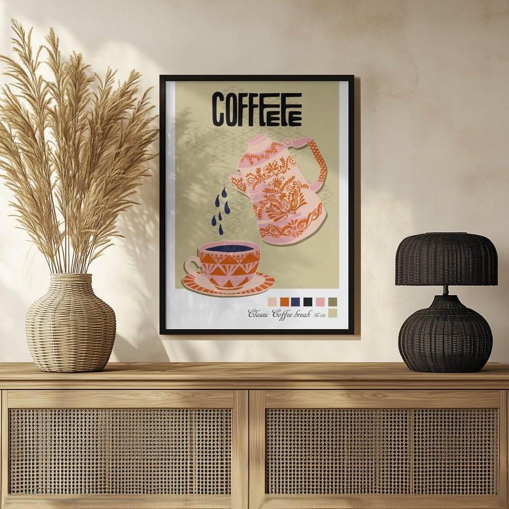 Coffee Break Poster - Corkframes.com