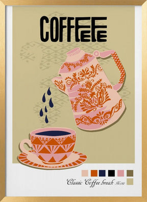 Coffee Break Poster - Corkframes.com