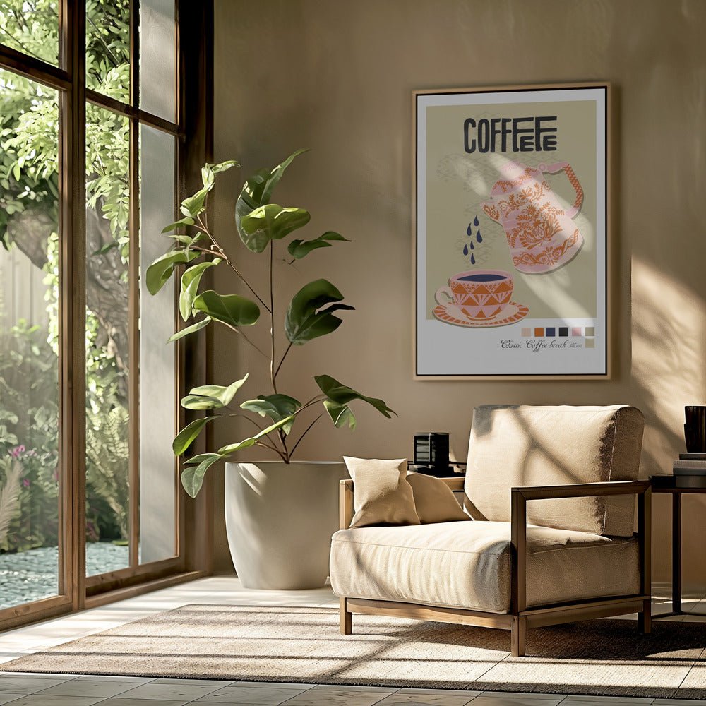 Coffee Break Poster - Corkframes.com