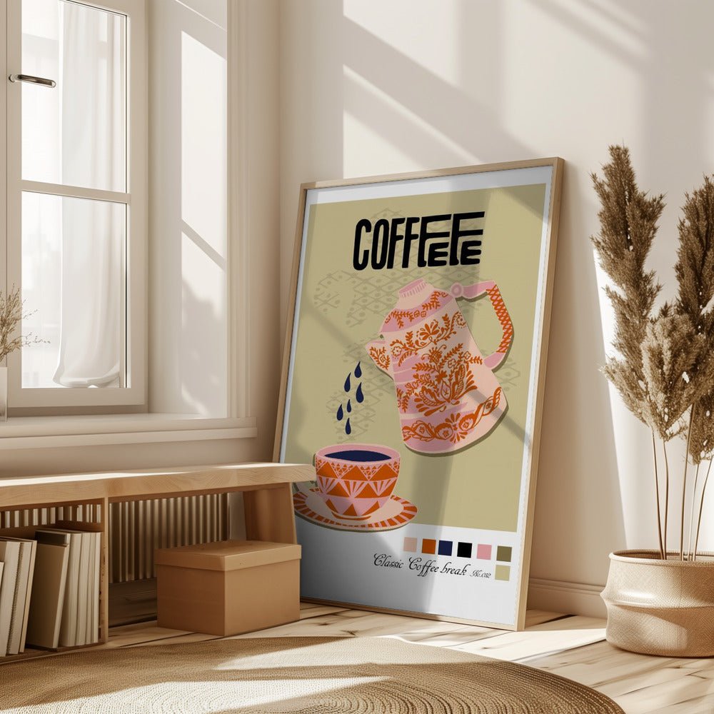 Coffee Break Poster - Corkframes.com