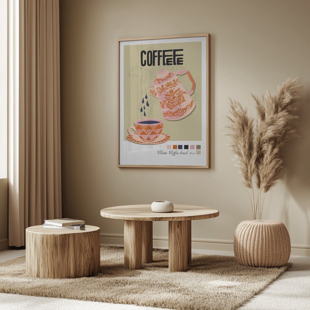 Coffee Break Poster - Corkframes.com