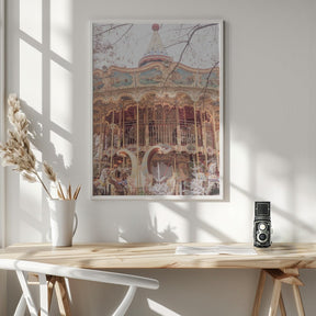 Copenhagen Carousel Poster - Corkframes.com