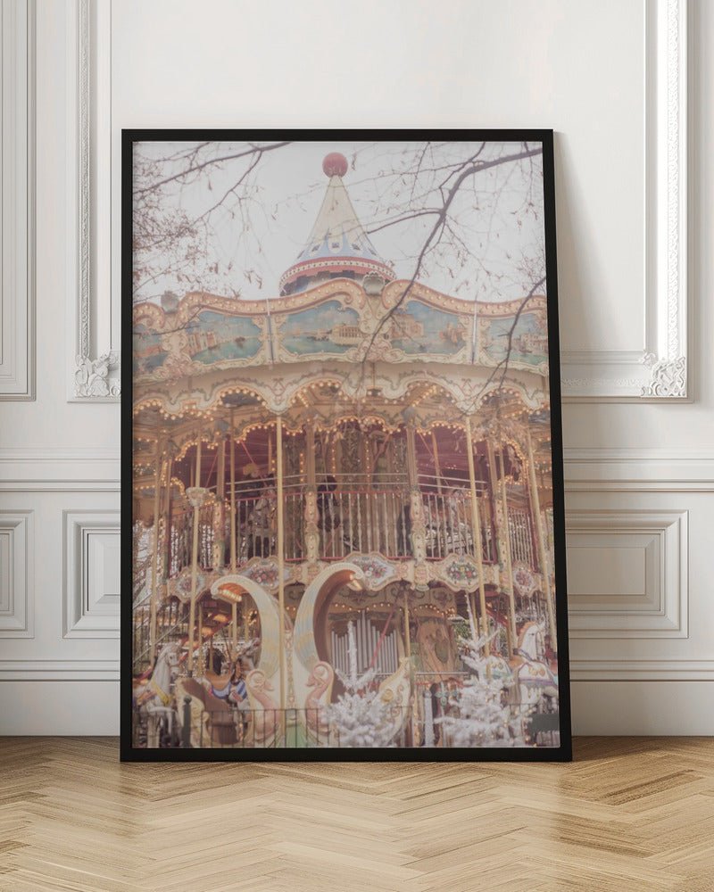 Copenhagen Carousel Poster - Corkframes.com