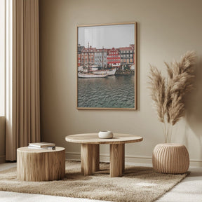 Copenhagen Harbou Poster - Corkframes.com