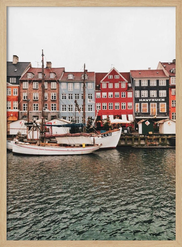 Copenhagen Harbou Poster - Corkframes.com