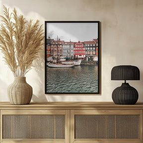 Copenhagen Harbou Poster - Corkframes.com