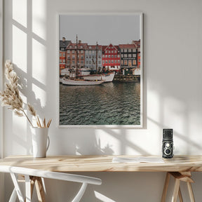 Copenhagen Harbou Poster - Corkframes.com