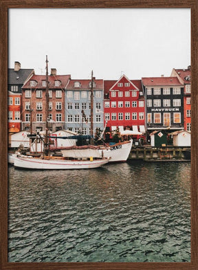 Copenhagen Harbou Poster - Corkframes.com