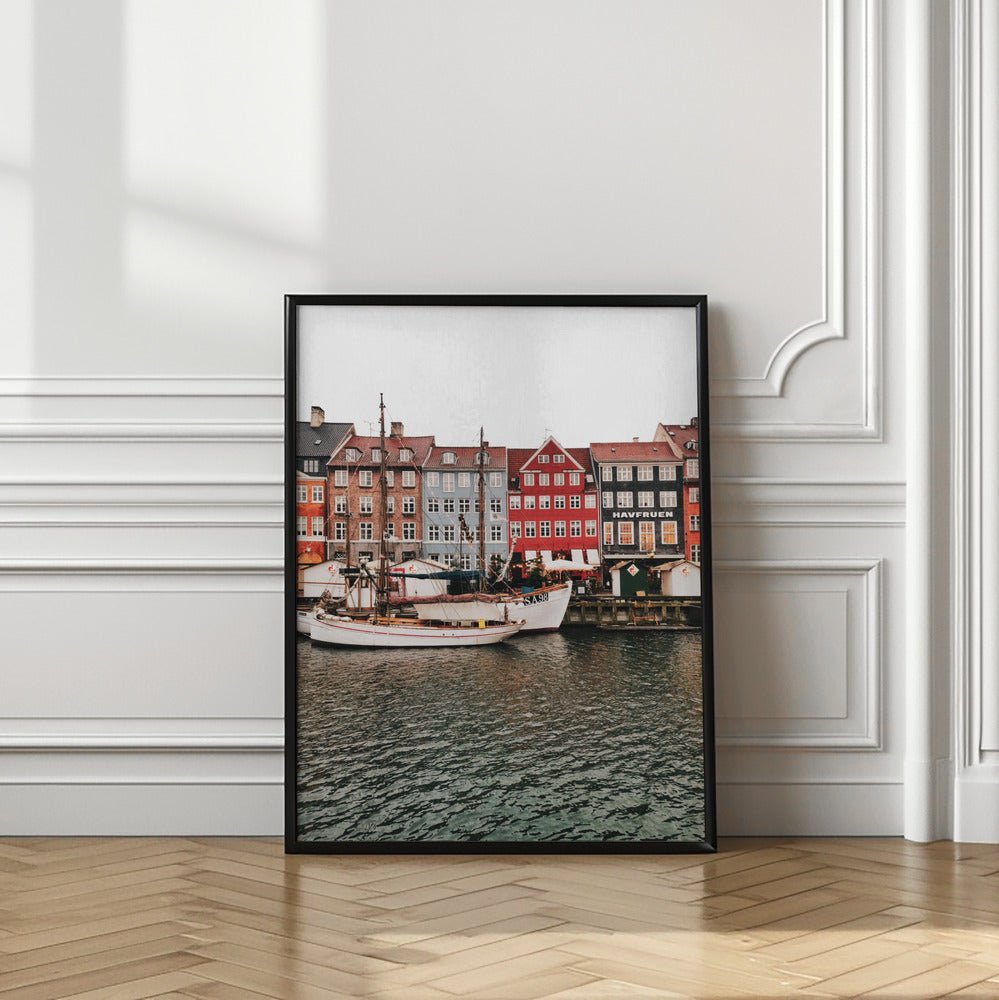 Copenhagen Harbou Poster - Corkframes.com