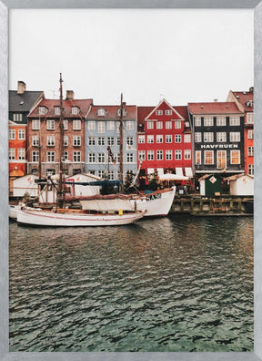 Copenhagen Harbou Poster - Corkframes.com