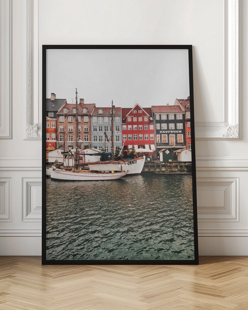 Copenhagen Harbou Poster - Corkframes.com