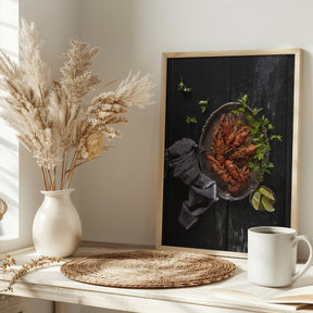 Crayfish And Parsley Poster - Corkframes.com