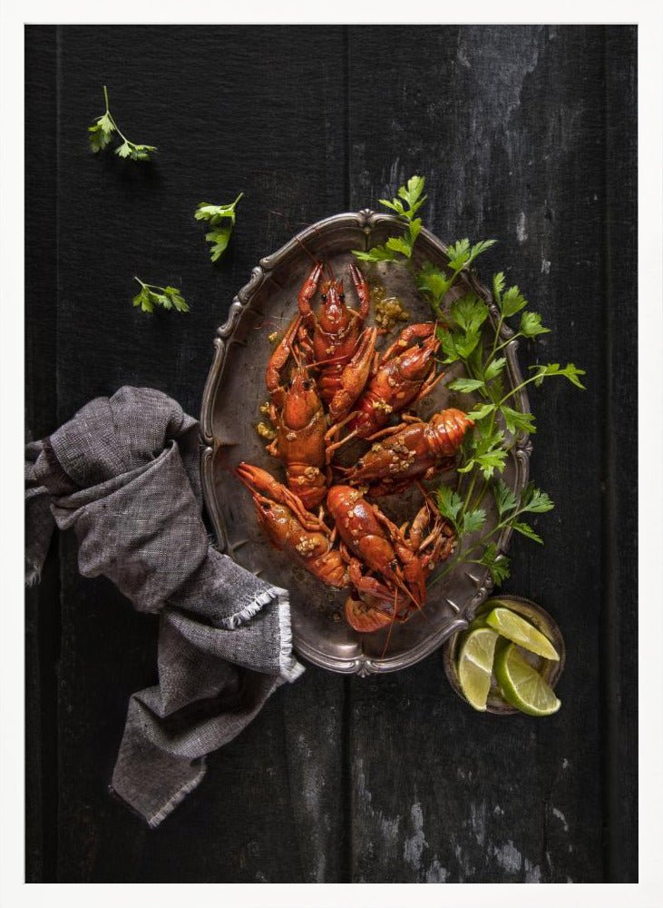 Crayfish And Parsley Poster - Corkframes.com