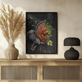 Crayfish And Parsley Poster - Corkframes.com