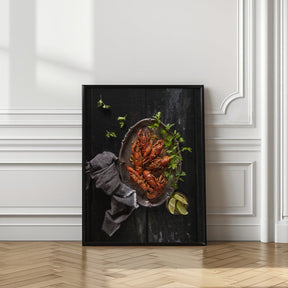 Crayfish And Parsley Poster - Corkframes.com