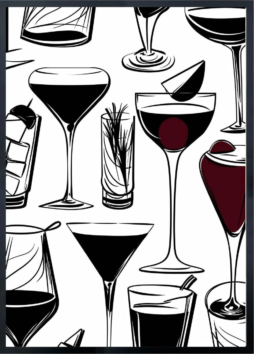 Drinks - Corkframes Wine Art Poster - Corkframes.com