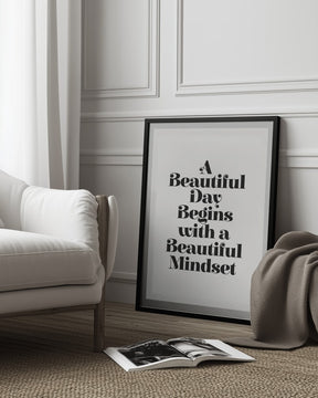 A Beautiful Day Mindset Poster